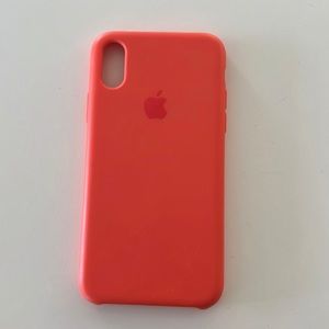 Orange Apple Case - iPhone X
